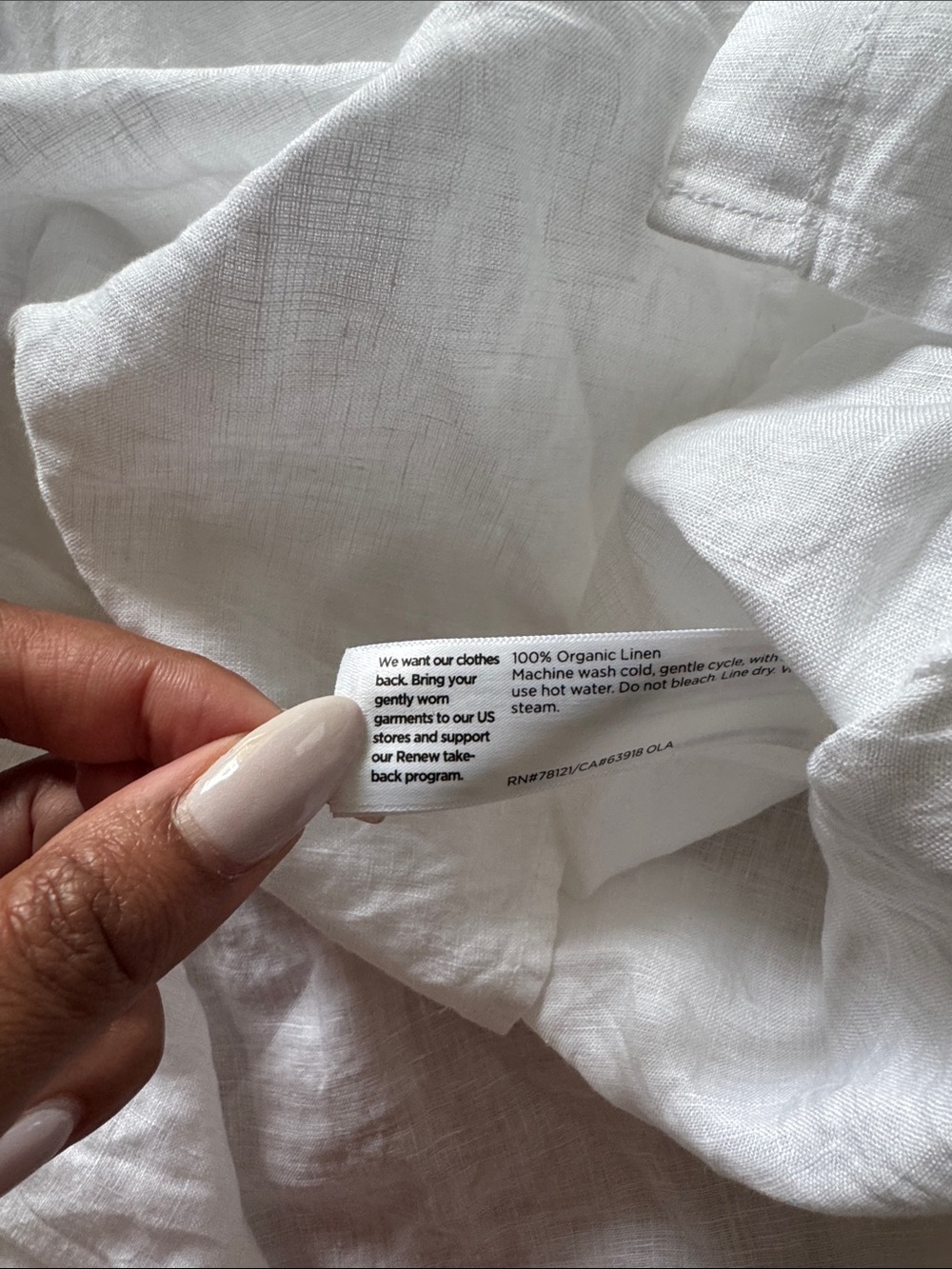 Eileen Fisher WHITE Organic Handkerchief Linen Classic Collar Shirt NEW NWT XXS - Picture 5 of 7